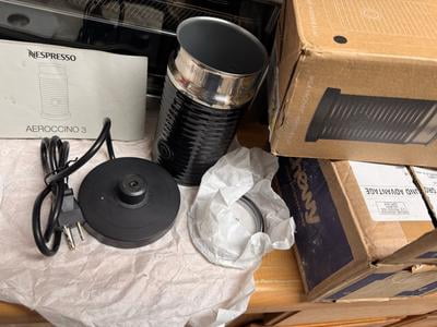NESPRESSO Aeroccino 3 Melkopschuimer - Elektrische melkopschuimer - Rood - max. 120ml