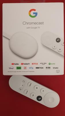 Google Chromecast - Android, HDR, 4K Streaming Entertainment with
