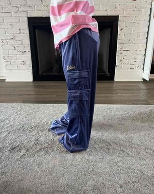 【X-girl】VELOUR CARGO PANTS Justice Girls Velour Cargo Pocket Pant, Sizes Xs-Xlp