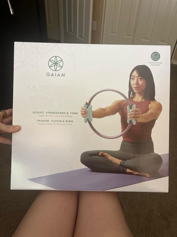2 Bagues Tonifiantes Pilates GAIAM - Diamètre 14 Pouces, En Caoutchouc Violet - Occasion Bon état