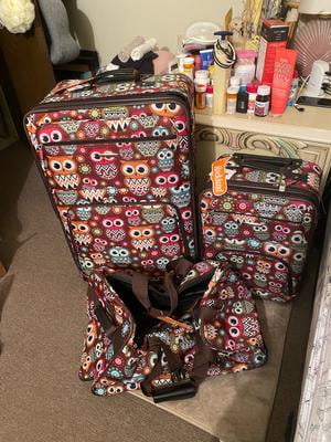 Rockland, Luggage, Spectra 3 Piece Softside Set, Multicolor