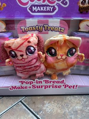 Cookeez Makery Toast Treatz, Peluches en Forme de toasts Magiques, Obtenez 1 des 6 Peluches différentes, Chaque Toast a Une Odeur agréable différente, Enfants de 5 Ans +, célèbre (CKE01000