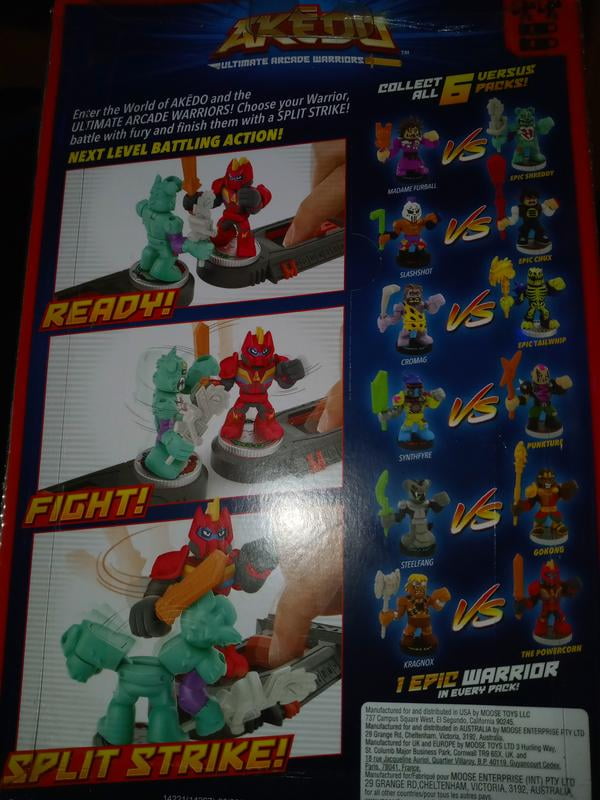 s*4様 AKEDO S2 kragnox　powercorn Akedo - Ultimate Arcade Warriors Versus Pack Mini Battling