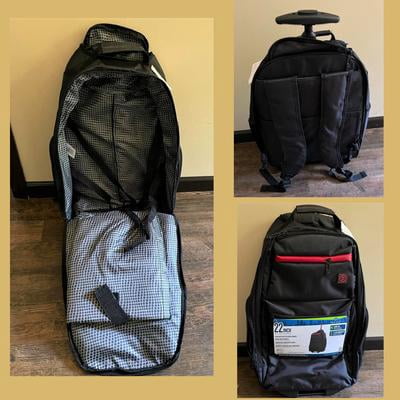 Customer reviews for Protege 22" Black Rolling Backpack with Telescopic  Handle | Walmart.com