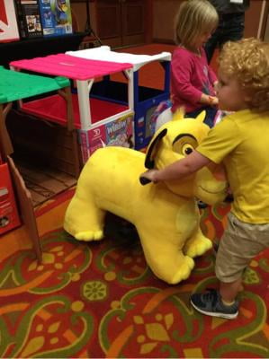 lion king riding toy