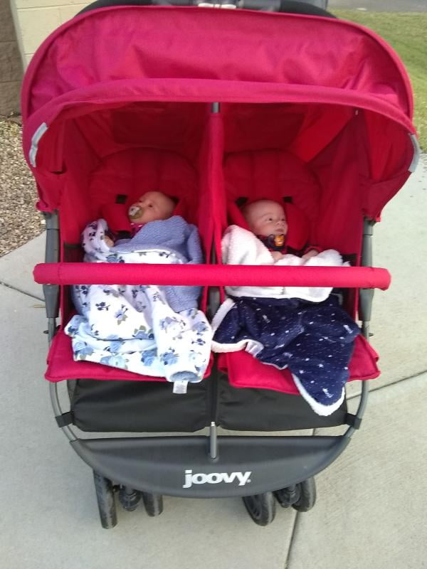 red joovy double stroller