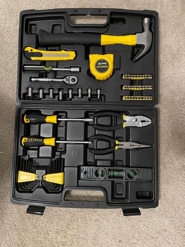 STANLEY, Homeowner's 65-Piece DIY Tool Kit, 94-248 - Walmart.com
