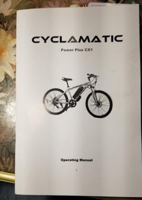 cyclamatic cx1 battery
