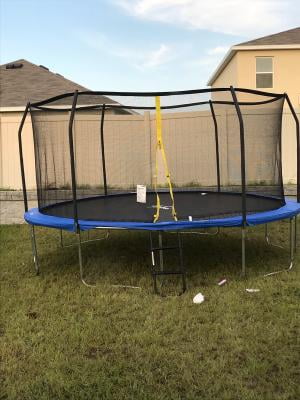 Airzone 14 Trampoline With Safety Enclosure Blue Walmart Com Walmart Com