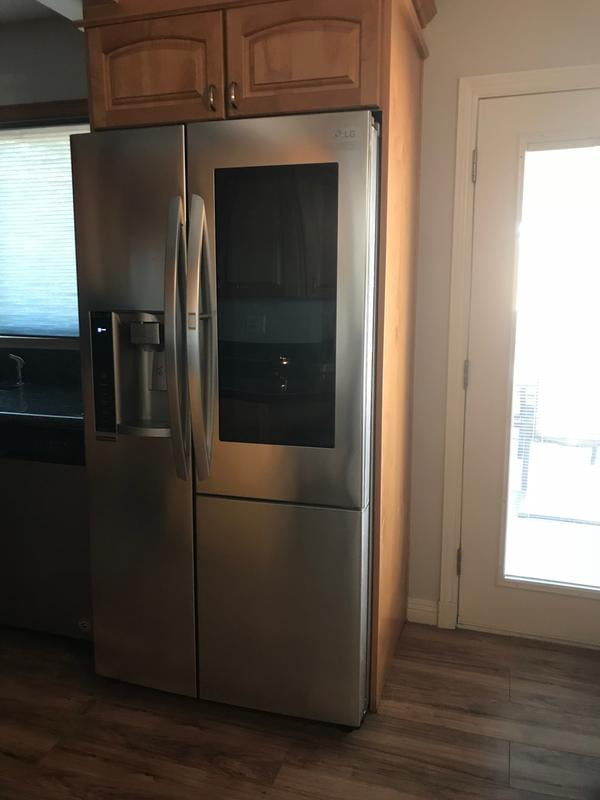 Lg Lsxc22396s Refrigerator Freezer Side By Side With Water Dispenser Ice Dispenser Freestanding Wi Fi Width 35 9 In Depth 29 4 In Height 70 5 In 21 7 Cu Ft Stainless Steel Walmart Com Walmart Com