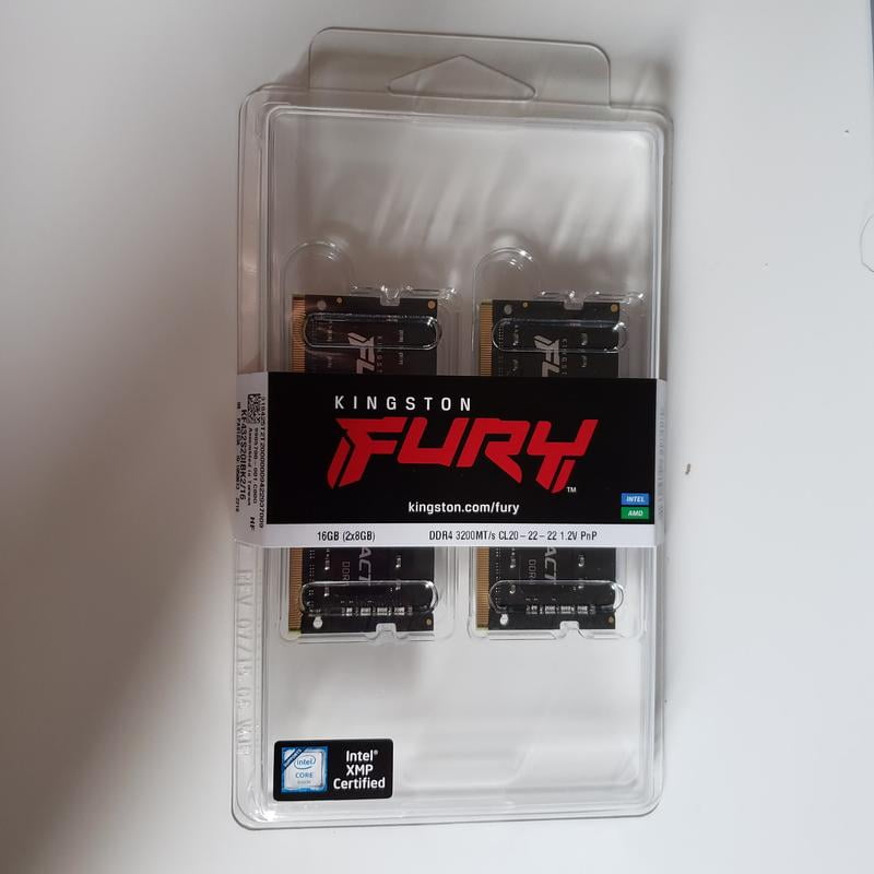 Kingston FURY Impact 16GB DDR4 Laptop RAM, 3200MT/s CL20