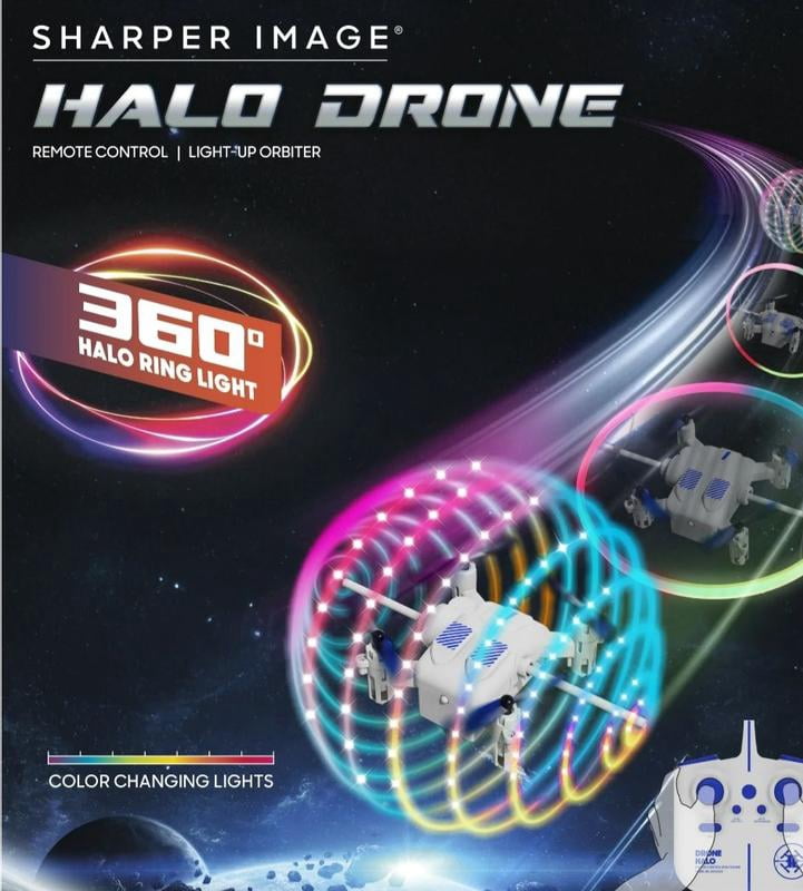 Ridge's Puddle S60 Mini Drone Enfant - Jouet Quadricoptère RC avec Lumières LED, Hélices Entièrement Protégées, Cadeaux pour Garçons Filles Débutants 2 Batteries