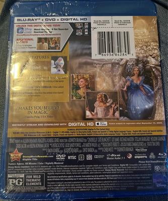Cinderella (Blu-ray + DVD + Digital Code) - Walmart.com