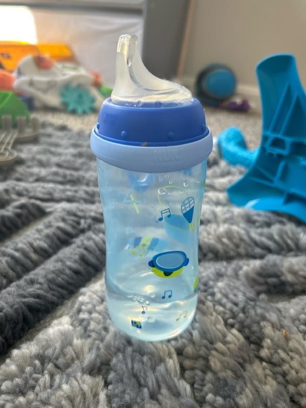 Baby Bottles NUK Fun Grips Hard Spout Spill Proof Sippy Cup, 10 Oz