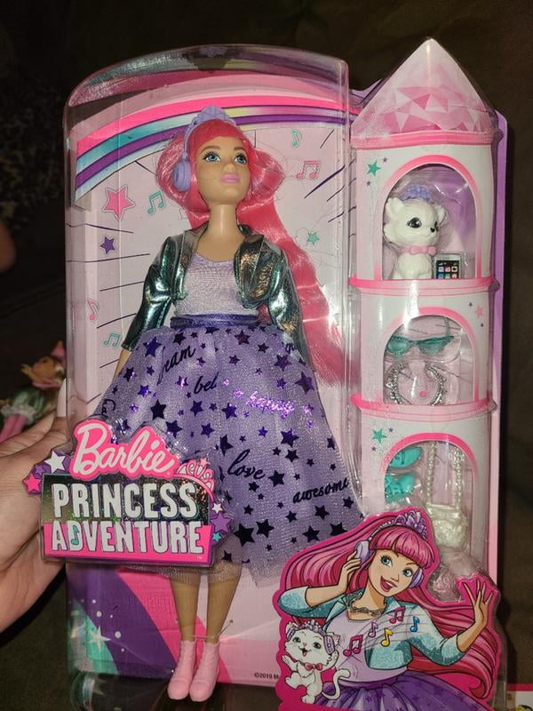 Barbie Princess Adventure Daisy Doll in Princess Fashion 12 inch with Pet 3 to 7 Years Walmart