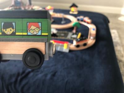 bucket top mountain train set