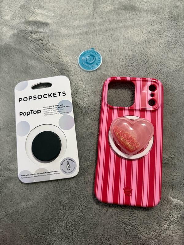 PopSockets PopGrip with Swappable Top for Cell Phones, Sparkle