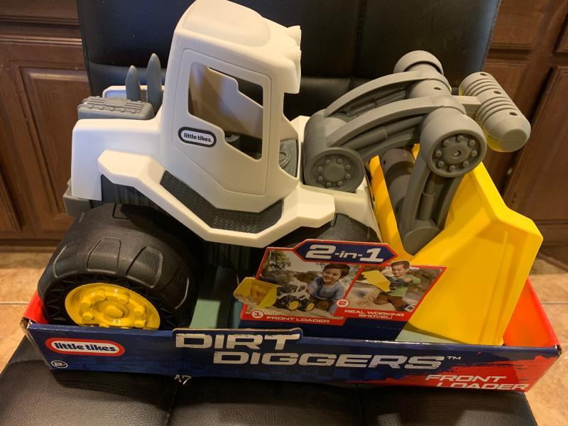 Little Tikes Dirt Diggers 2 in 1 Front Loader Truck Toy Play Vehicle with Removable Shovel Indoor Outdoor Pretend Play Yellow for Kids Toddlers Boys Girls Ages 2 yrs Walmart