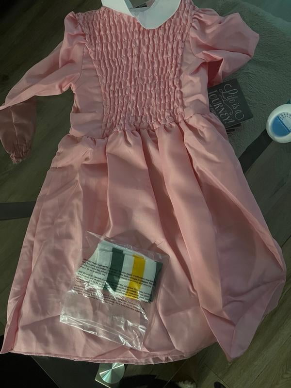 Netflix Stranger Things Eleven Pink Dress Halloween Costume for Girls,  Party Clothes Kids Medium - Walmart.com