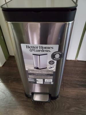 Better Homes & Gardens 3.9 Gallon Trash Stainless Steel Kitchen