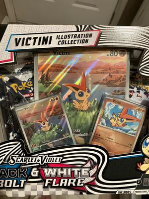 Pokemon TCG Scarlet Violet 10.5 Unova Victini Illustration