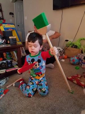 walmart melissa and doug dust sweep mop