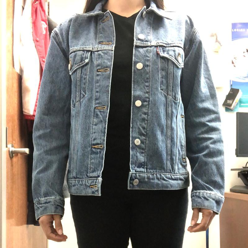 levi's women's ex boyfriend trucker jacket