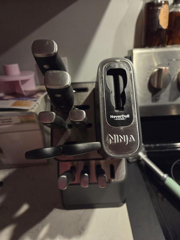 Ninja Foodi NeverDull Premium Kitchen Knife System, 9 Piece