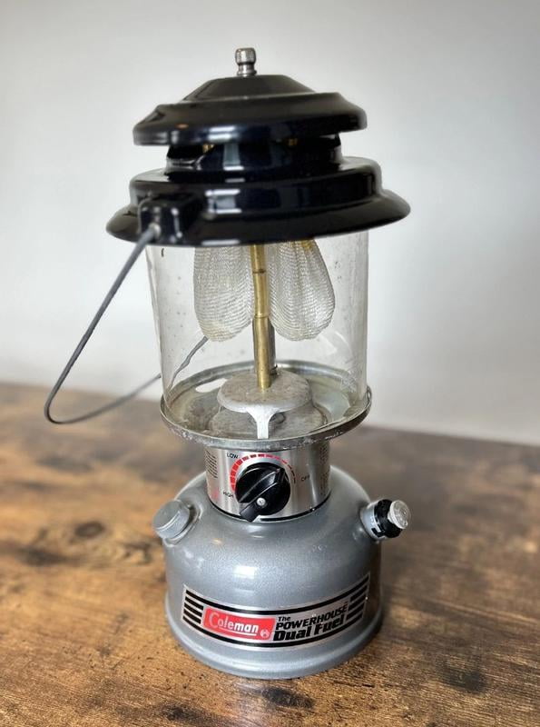 Coleman Dual Fuel Camping Lantern, 800 Lumens Light with 2-Mantle