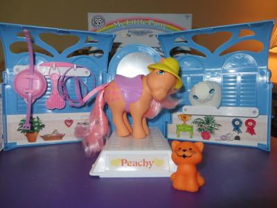my little pony retro pretty parlor playset figure
