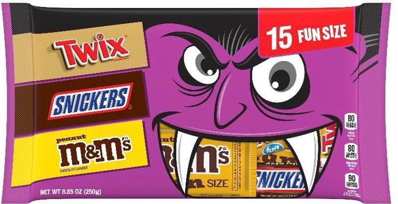 Mars Variety Mixed Chocolates, Fun Size, 19.37 Oz Bag - Walmart.com