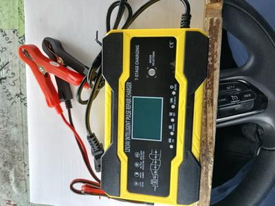 YONHAN Battery Charger 10-Amp 12V And 24V Fully-Automatic Smart Car Battery Charger Battery Maintainer Trickle Charger And Battery Desulfator With Temperature Compensation