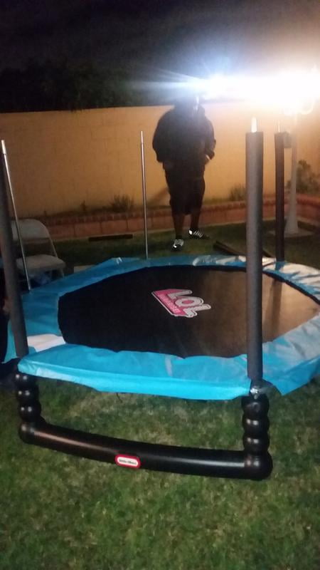 LOL Surprise 7 Enclosed Trampoline With Safety Net Great Gift for Kids Ages 4 5 6 Walmart