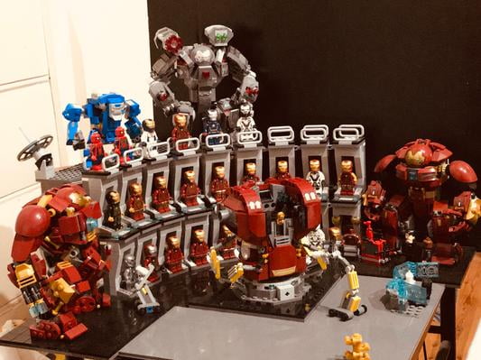 LEGO Marvel Avengers Iron Man Hall of Armor 76125 Building Kit - Tony Stark Action Figure - Walmart.com - Walmart.com