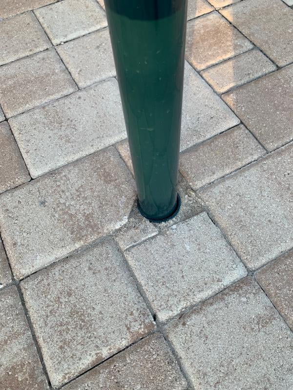 removable post for hammock