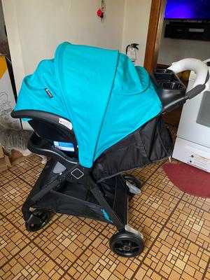 safety 1st smooth ride travel system ombre blue