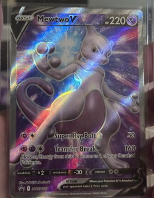 how much is a mewtwo v pokemon card worth PSA 10 FA/MEWTWO V main image 1