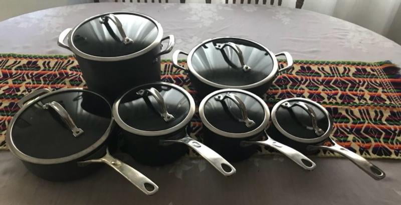 Ninja C19000 Foodi NeverStick 10-Piece Cookware Set, Black