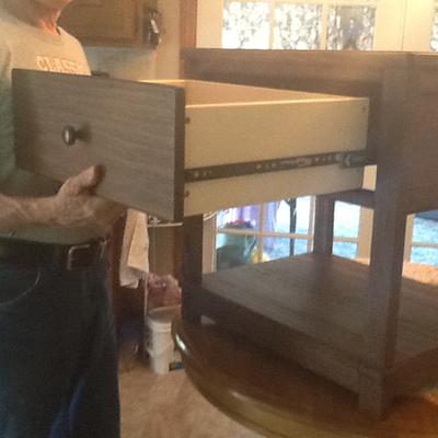 Delta Children Cali Nightstand With Drawer And Shelf Rustic Grey Walmart Com Walmart Com