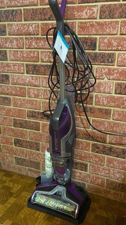Bissell Crosswave Pet Pro 2306a Vacuum Cleaner Stick Bagless Titanium With Grapevine Purple And Sparkle Silver Walmart Com Walmart Com