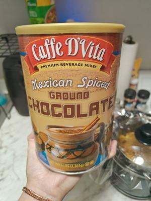 4 Pack) Caffe D'Vita Mexican Spiced Cocoa Mix, 3lb. Canisters