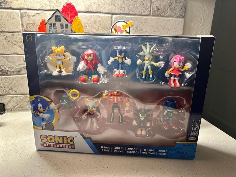Sonic The Hedgehog Friends & Rivals Tails, Knuckles, Sonic, SIlver