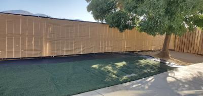 Commercial Outdoor Backyard Shade Windscreen Mesh Fabric with Brass Gromment 85% Blockage Patio Paradise 5' x 20' Black Fence Privacy Screen 3 Years Warranty Customized 