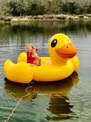 intex mega duck float