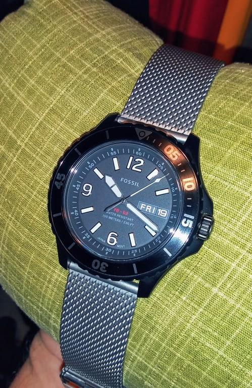 Black Stainless Steel Watch 