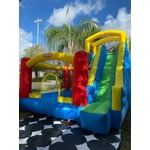 giant slide bouncer little tikes