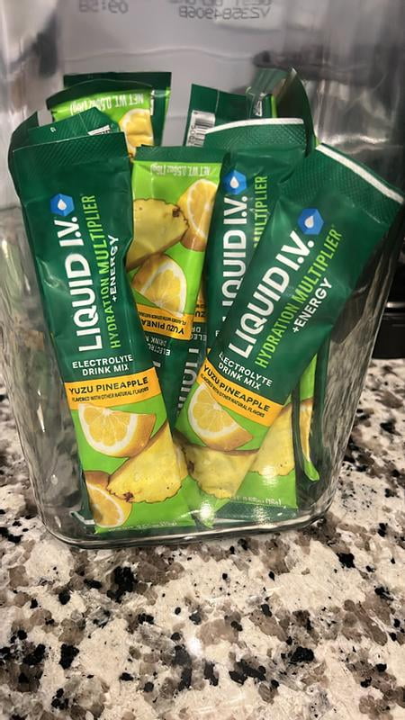 Liquid I.V., Hydration Multiplier Yuzu Pineapple Flavor, 24 Pack