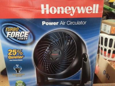 Honeywell Turbo Force Air Circulator Personal Fan, New, Black, W 8.94 x H  10.9 x L 6.3, HT900 