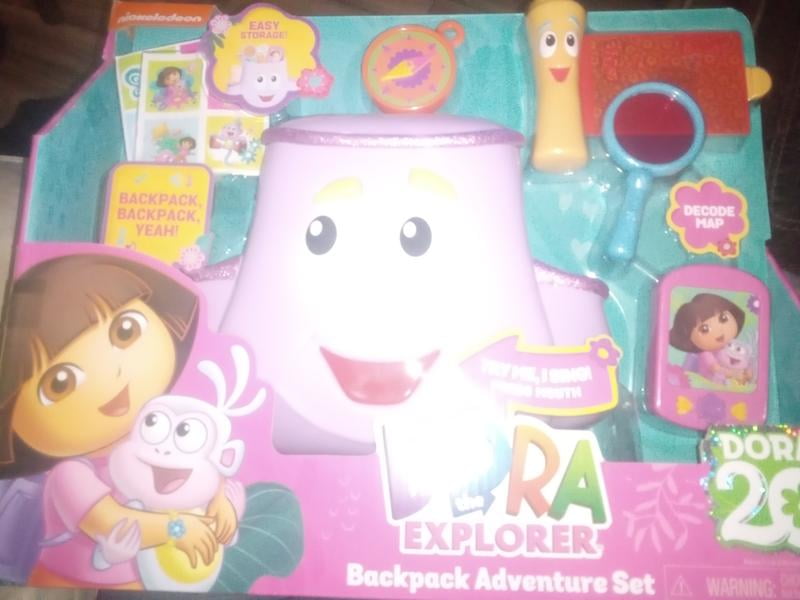 Play Tools Pretend Play 7Pieces Dora the Explorer Backpack Adventure Set