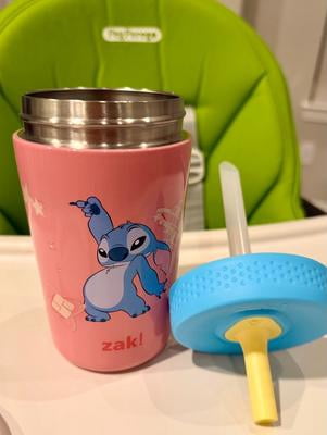 Zak Designs 12oz Super Kitties Kids Straw Tumbler, Stainless Steel